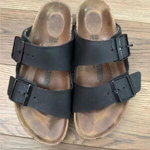 Birkenstock Kids Black Double-Strap Sandals